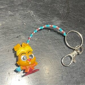 Disney Orange and Blue Animal Keychain